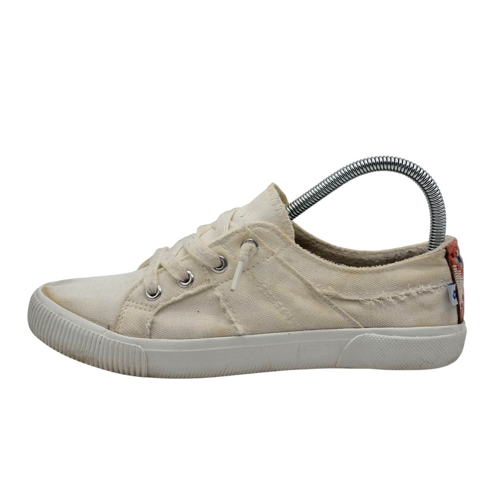 Tommy Bahama Shoes Womens‎ Size 8 White Canvas Low Top Lace Up Casual Sneakers